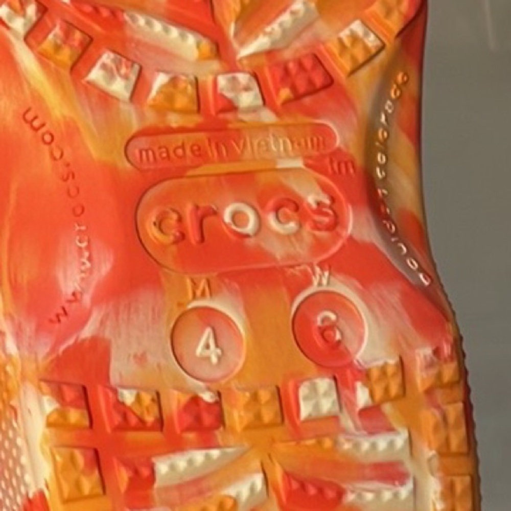 Crocs classic clog orange marble - Picture 5 of 8